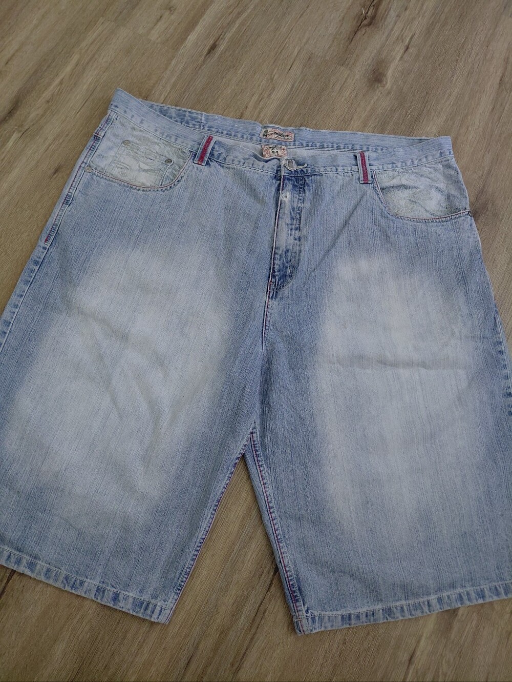 Vintage Y2K Miskeen Originals Baggy Dragon Embroidered Jorts Shorts - Size 44